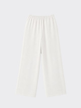 Flowy pleated trousers with pockets White