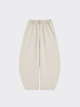 Taupe barrel pants