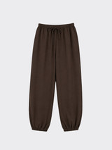 Fluid Harem Pants Brown