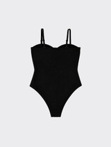 Corset bodysuit black
