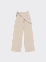 Tencel handkerchief trousers beige