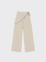 Tencel handkerchief trousers beige