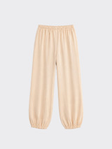 Beige harem flowy trousers