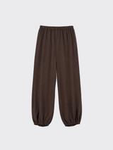 Brown harem flowy trousers
