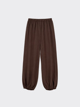 Brown harem flowy trousers