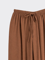 Fluid Harem Pants Brown