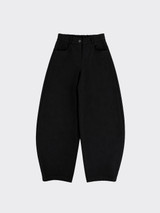Black balloon pants
