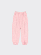 Gingham harem pants pink