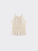 Halter top beige