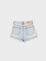 Short denim with studs and stars on sides
