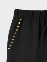 Micro shorts with studs on the sides black