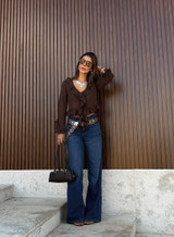 FLOWY BLOUSE WITH RUFFLES