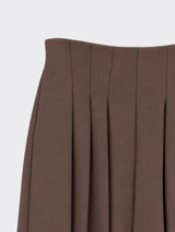 Pleated harem pants brown