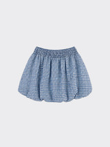 Balloon skirt culottes blue