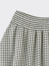Balloon skirt culottes green