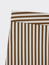 Striped brown pant