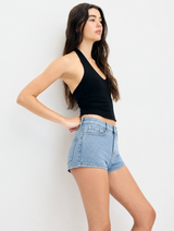 S21 short low waist blue