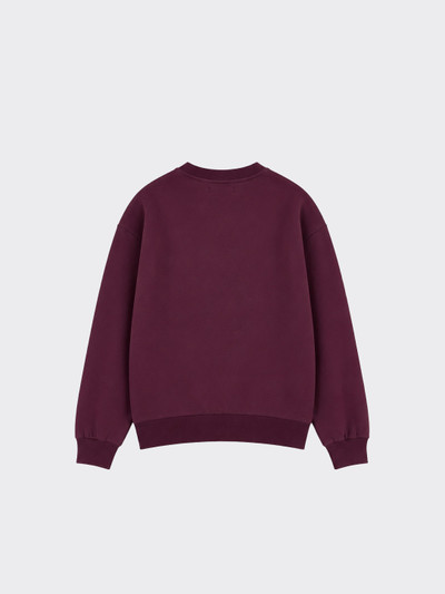 Star studded sweatshirt Burgundy