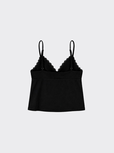 Halter blouse with beads Black