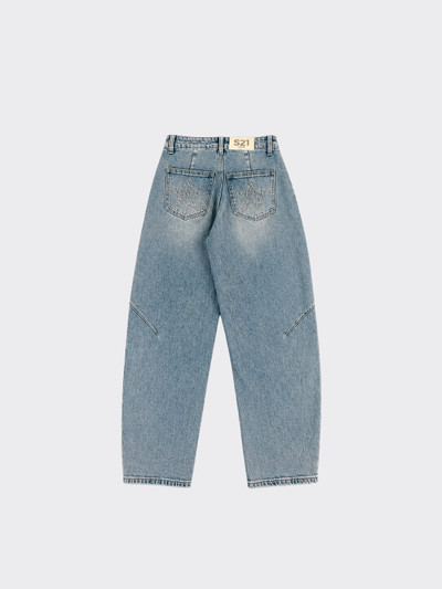 Jeans barrel stars on back