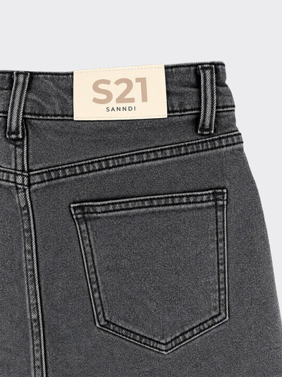 S21 Denim skirt black