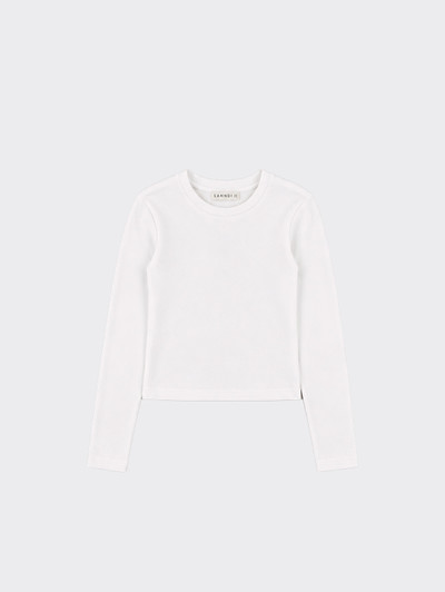 Basic long-sleeved t-shirt White