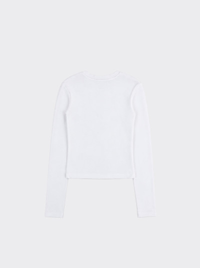 Basic long-sleeved t-shirt White