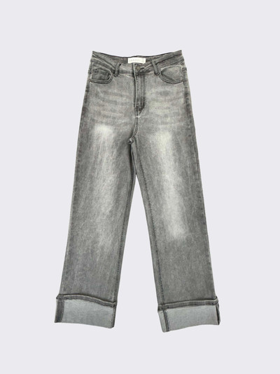 S21 Straight wide-leg grey