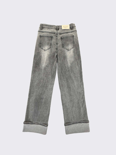S21 Straight wide-leg grey