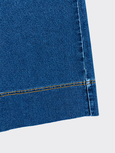 S21 Wide leg jeans with hem seam
