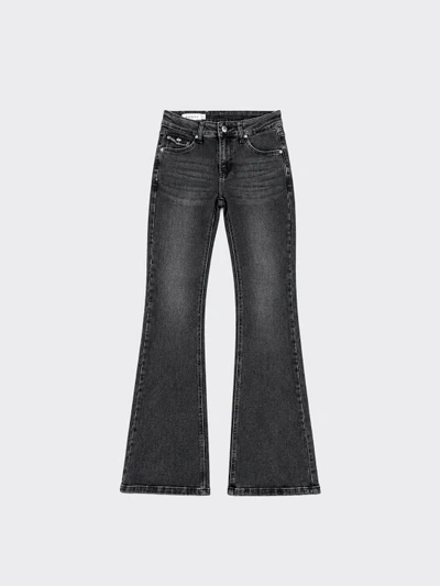 Bootcut jeans with back pockets Black