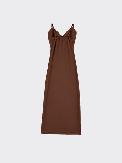 Compression fitted dress Brown