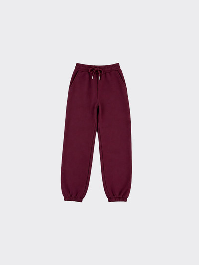 Barrel jogger pants burgundy