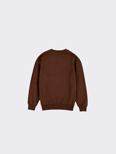 Sweatshirt with graphic and star details brown