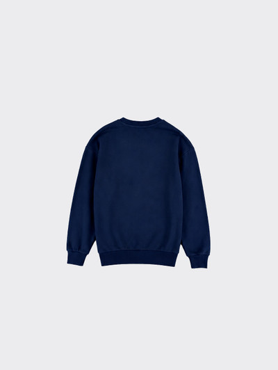 Sweatshirt with graphic and star details blue