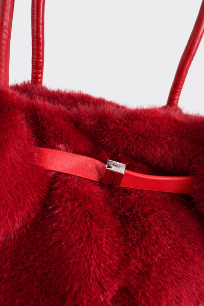 Shopper bag hair effect red