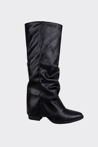 High folded boots