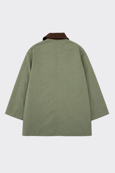Contrast medium parka kaki