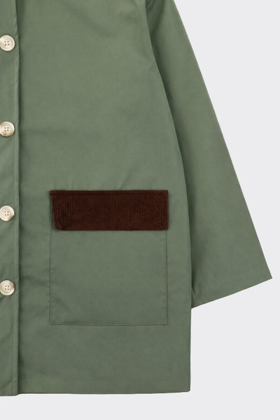 Contrast medium parka kaki