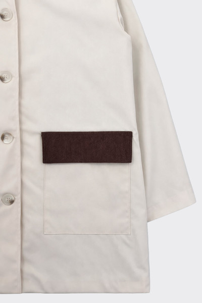 Contrast medium parka beige