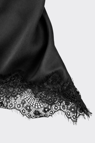 Asymmetric lace camsiole top