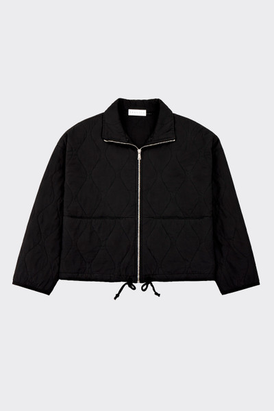 Puffer jacket front pockets