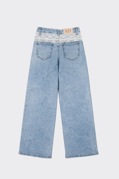 S21 wide leg with lace detail