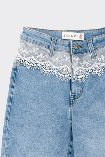 S21 wide leg with lace detail