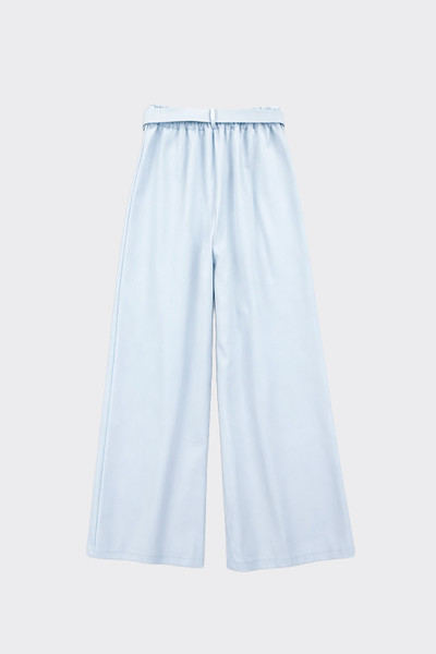 Smart trousers with belt sky blue
