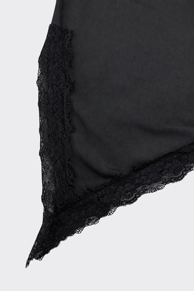 Asymmetric halter camisole