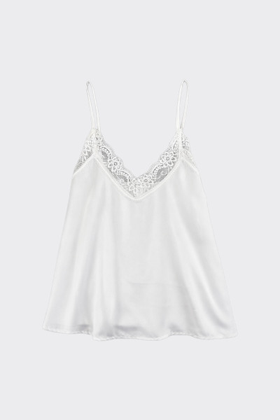 Lace camisole top white