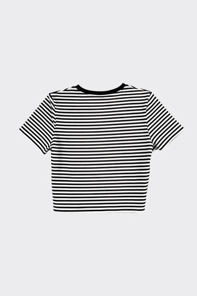 Striped short sleeve T-shirt