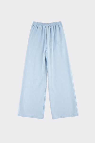 Wide-leg jogger trousers light blue