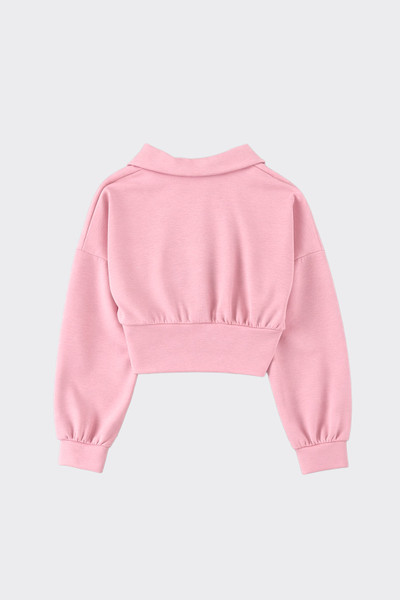 Cropped Polo Sweatshirt
